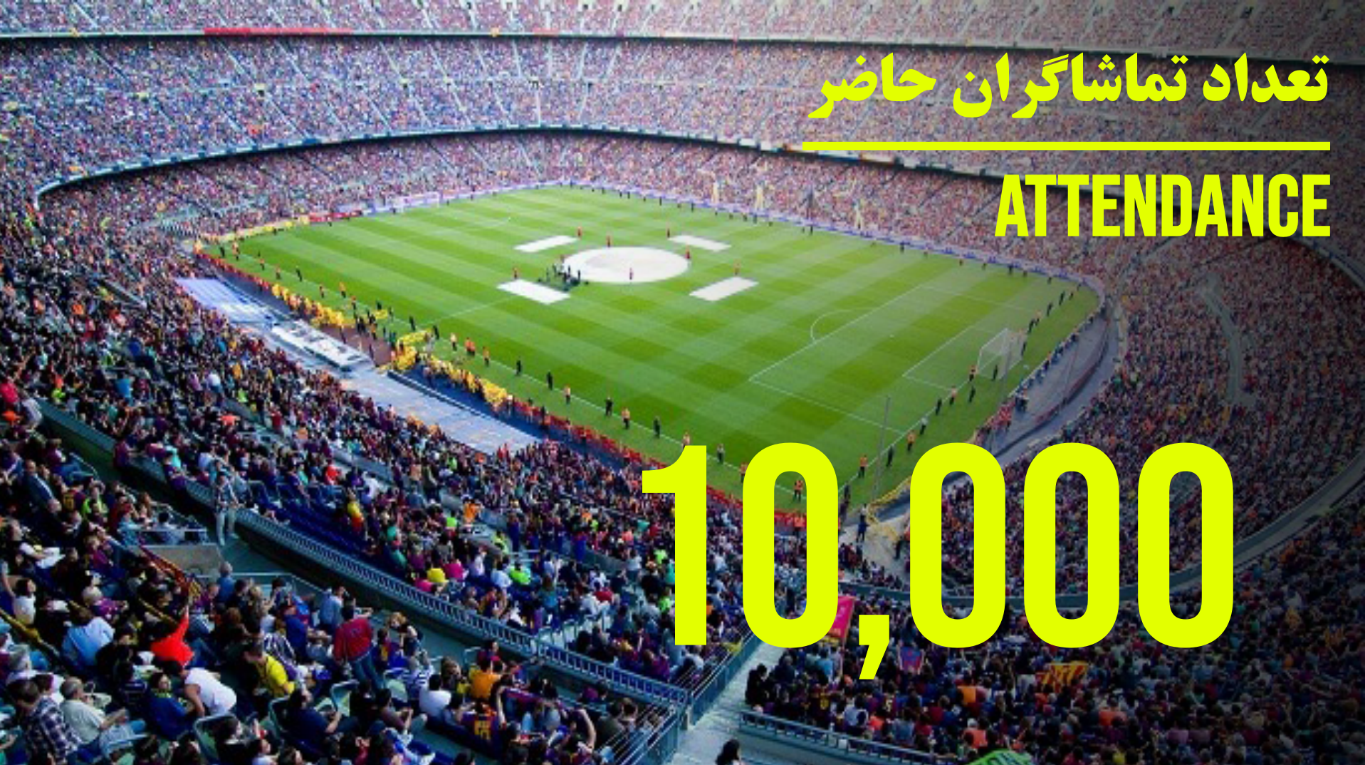 نمایش تعداد تماشاگران حاضر بر روی اسکوربورد(قابلیت نمایش تماشاگران در نرم افزار)